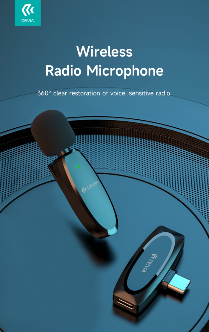 MICROFONO WIRELESS CONNESSIONE TIPO-C