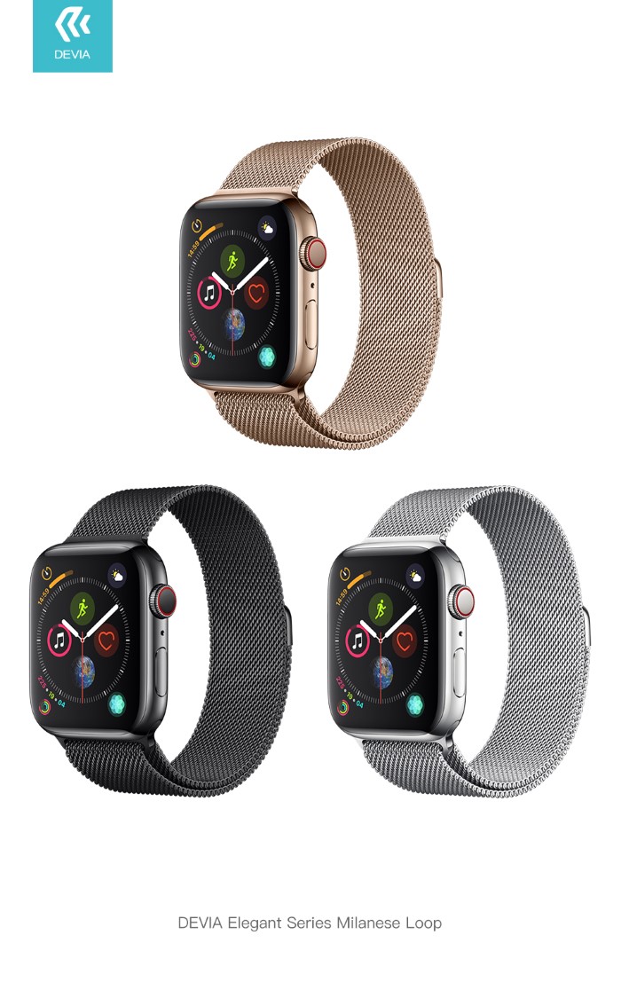 CINTURINO PER APPLE WATCH 42-44-49MM BK