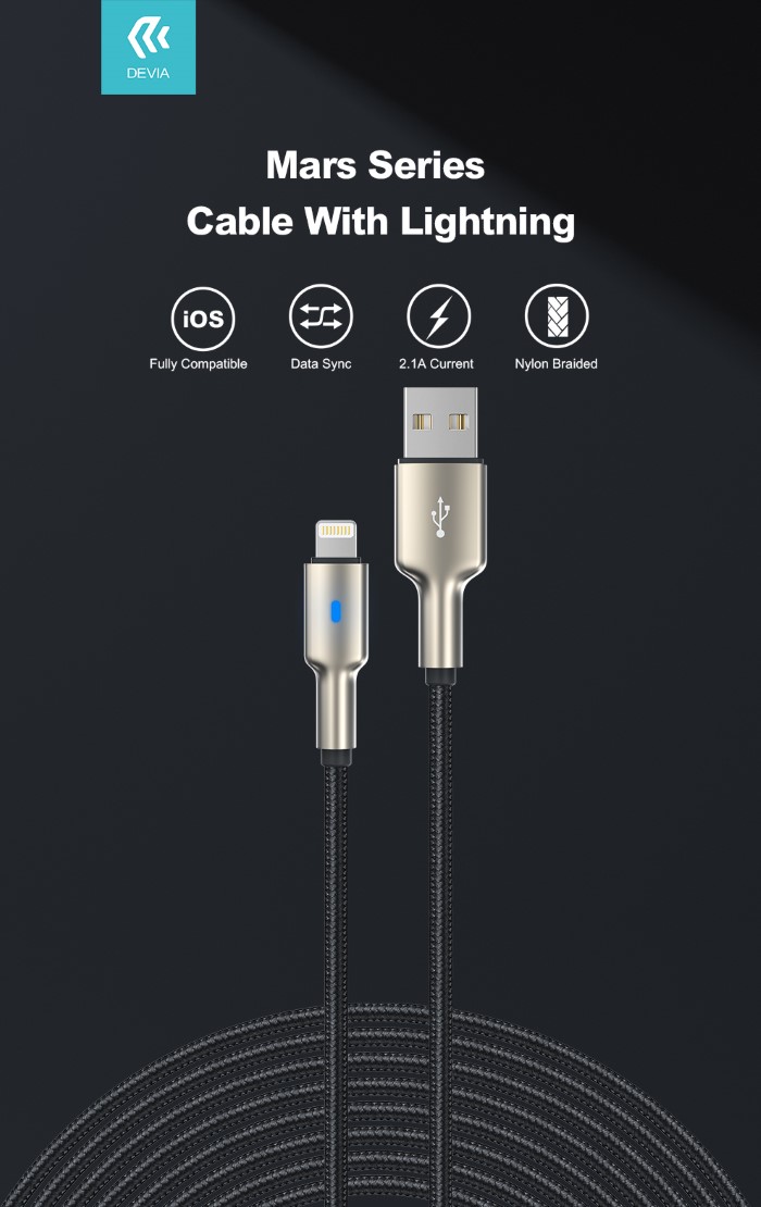 CAVO USB LIGHTNING 1.5MT DEVIA