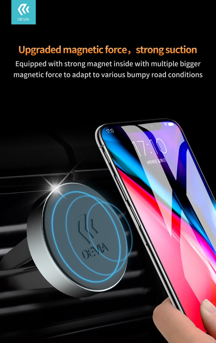 DEVIA SUPPORTO MAGNETICO SMARTPHONE DA BOCCHETTA ARIA AUTO
