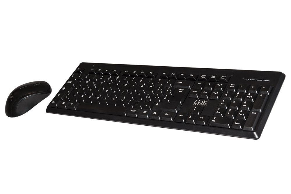 LINK KIT TASTIERA ITALIANA E MOUSE WIRELESS NERA