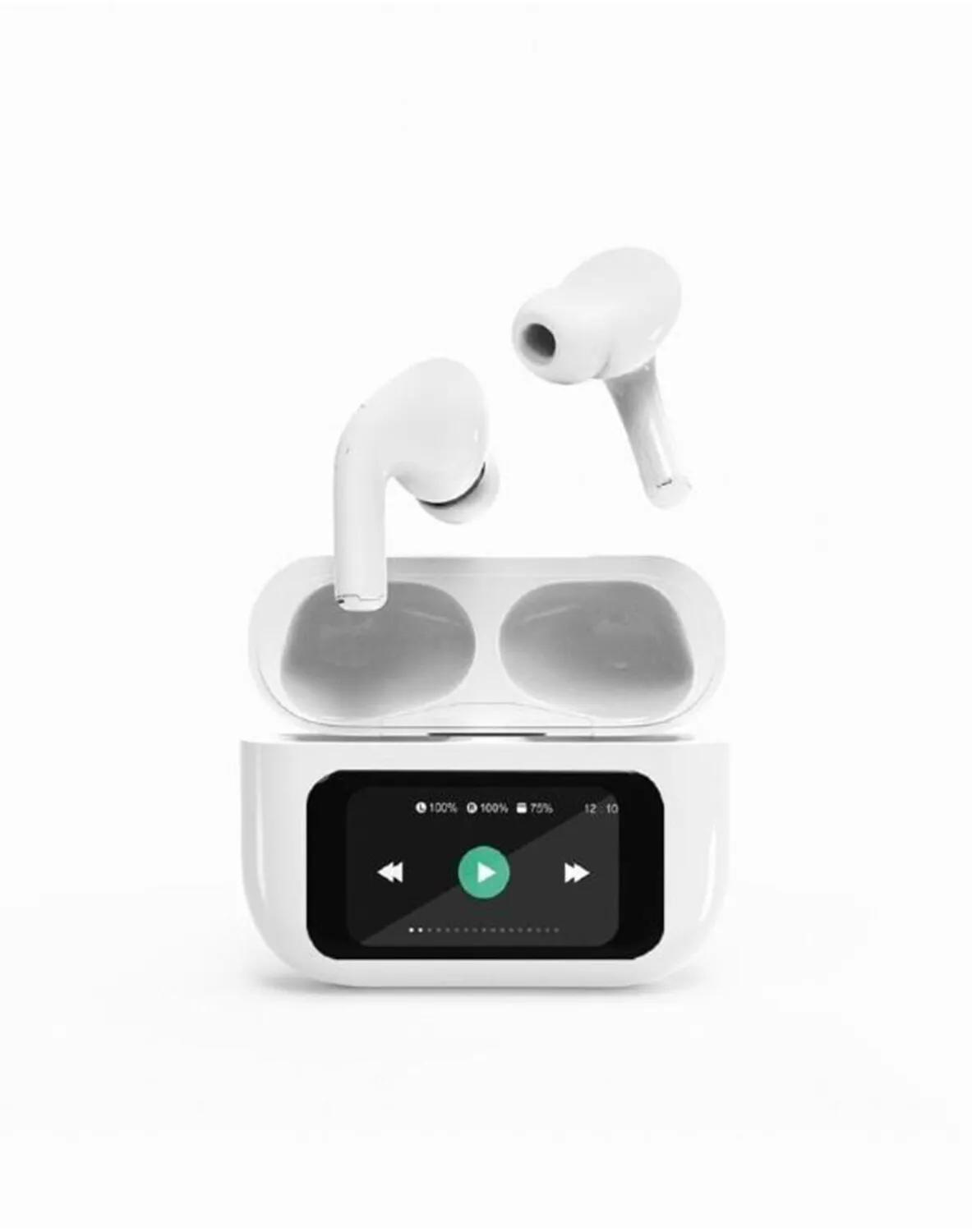 TECHMADE GEMBIRD AURICOLARI BT CON DISPLAY E CANC.RUMORE,BIANCHI