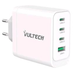 CARICATORE 3 TYPE-C +1USB PD45 100W WH