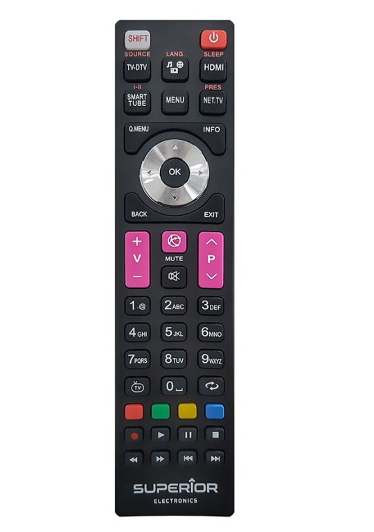 TELECOMANDO PER SMART TV TELEFUNKEN SUPTRB016