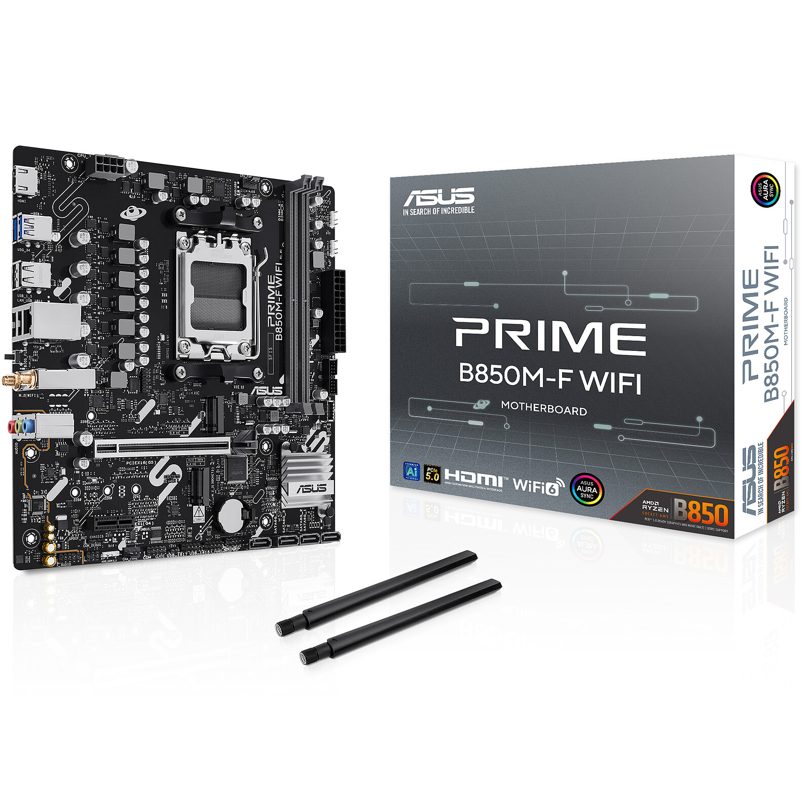 Scheda madre ASUS PRIME B850M-F per processori AMD …