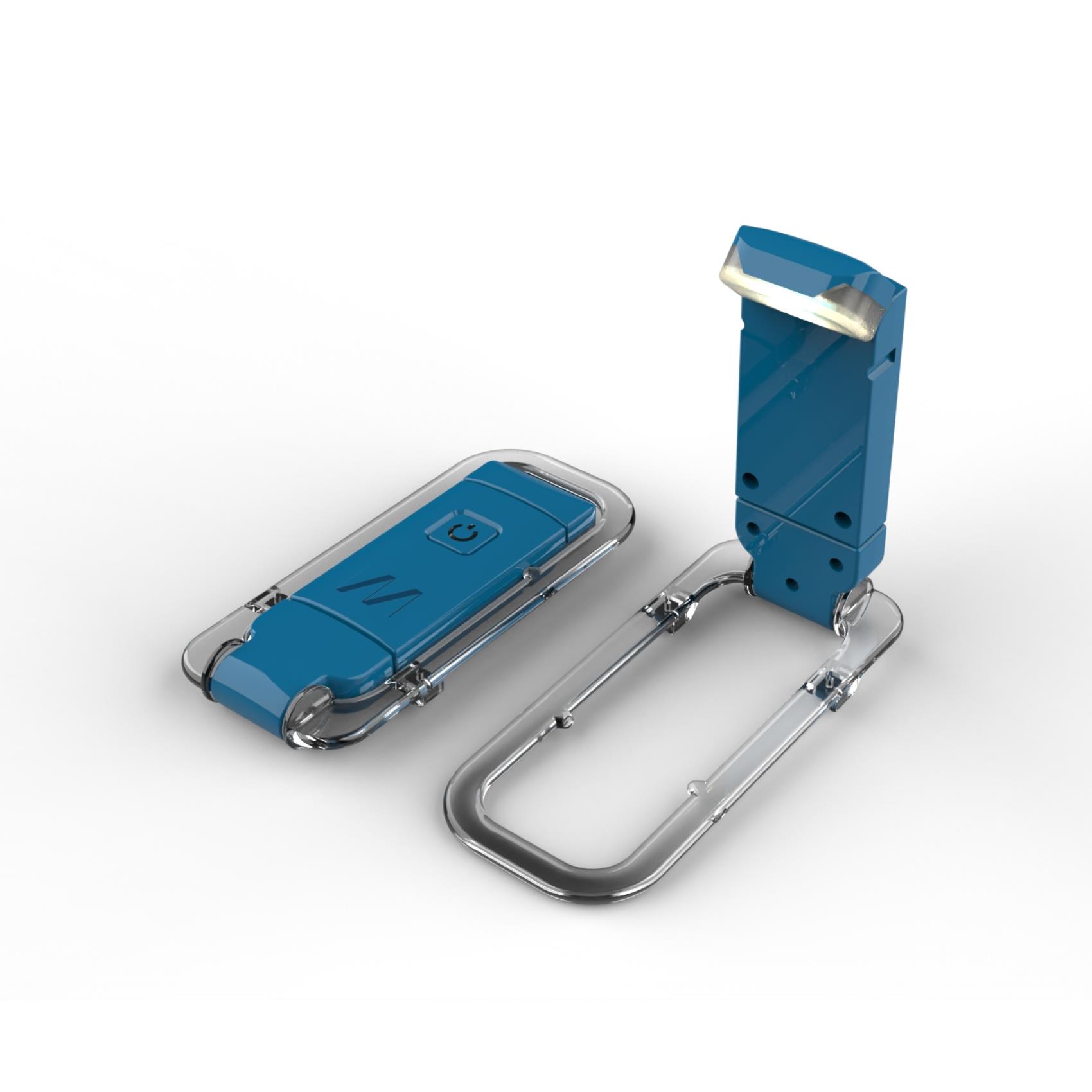 Muitomas Lampada da Libro Ricarica Usb Blue