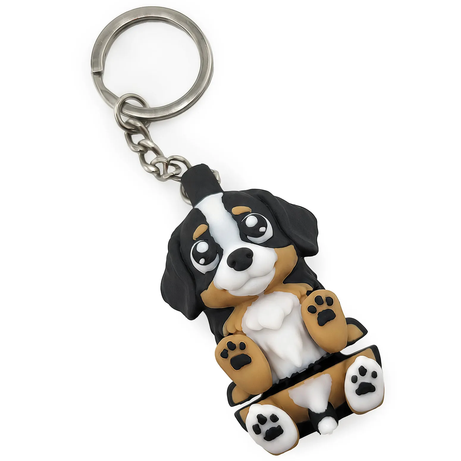 Cute Cane Bovaro Bernese Flexi - Portachiavi 3D