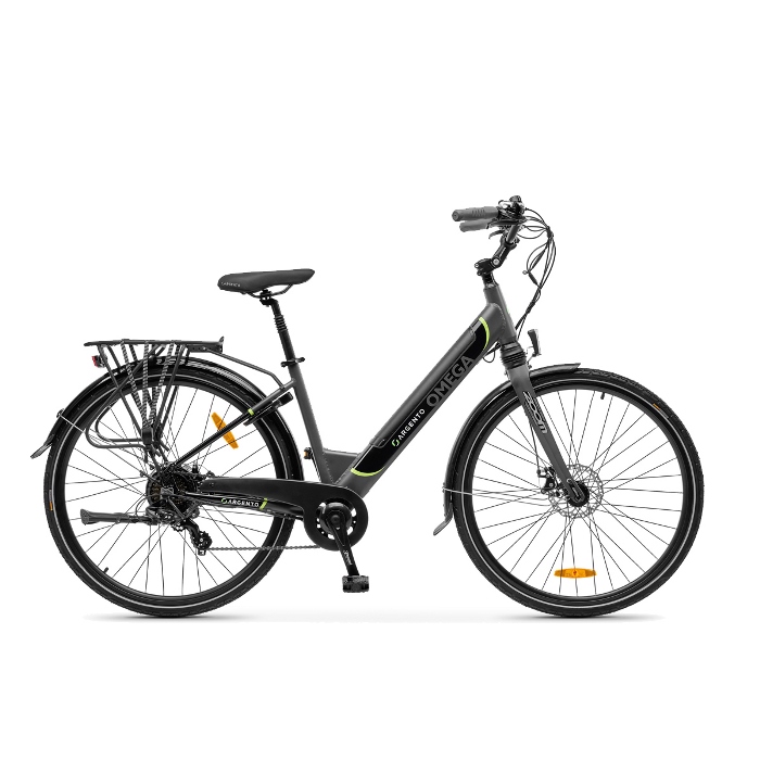 BICI ELETTRICA CON PEDALATA ASSISTITA OMEGA CITY BLACK …