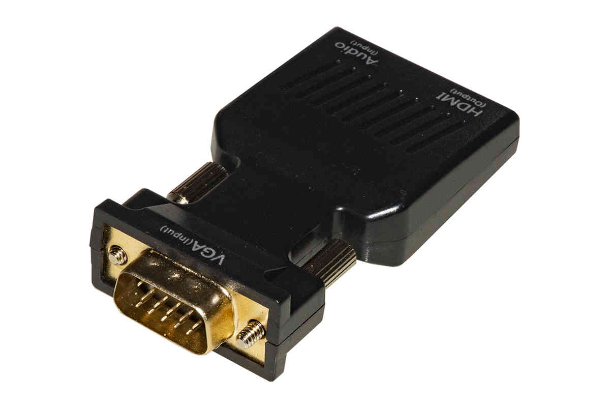 ADATTATORE DA PC VGA + AUDIO 3,5 MM …