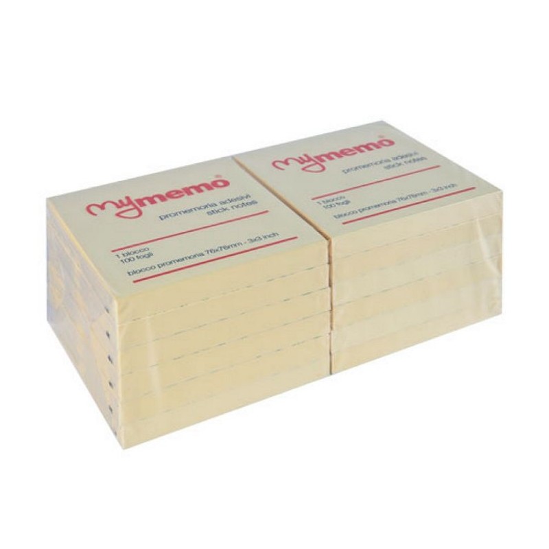 POST-IT GIALLO 76X76 (12 BLOCCHETTI DA 100 FOGLI)