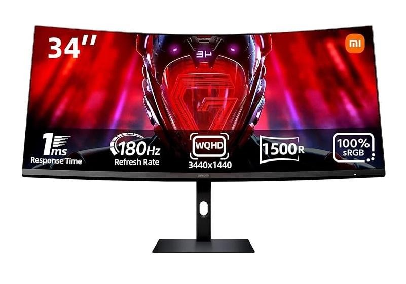 MONITOR 34" GAMING G34WQI 2026 LED QUAD HD 3440X1440 CURVO