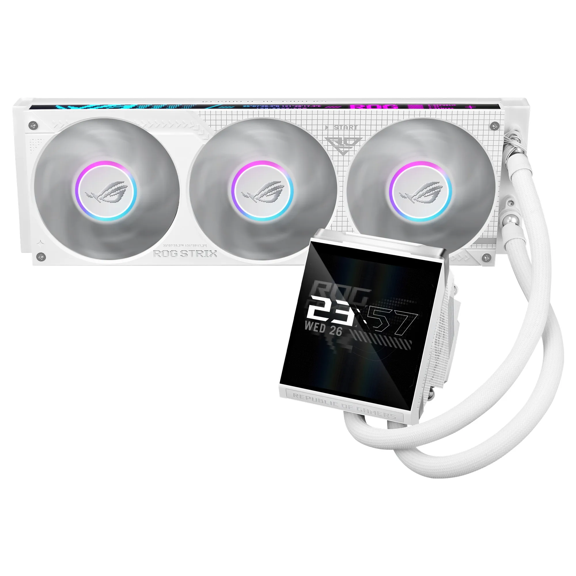 Asus ROG Strix LC IV 360 ARGB LCD …