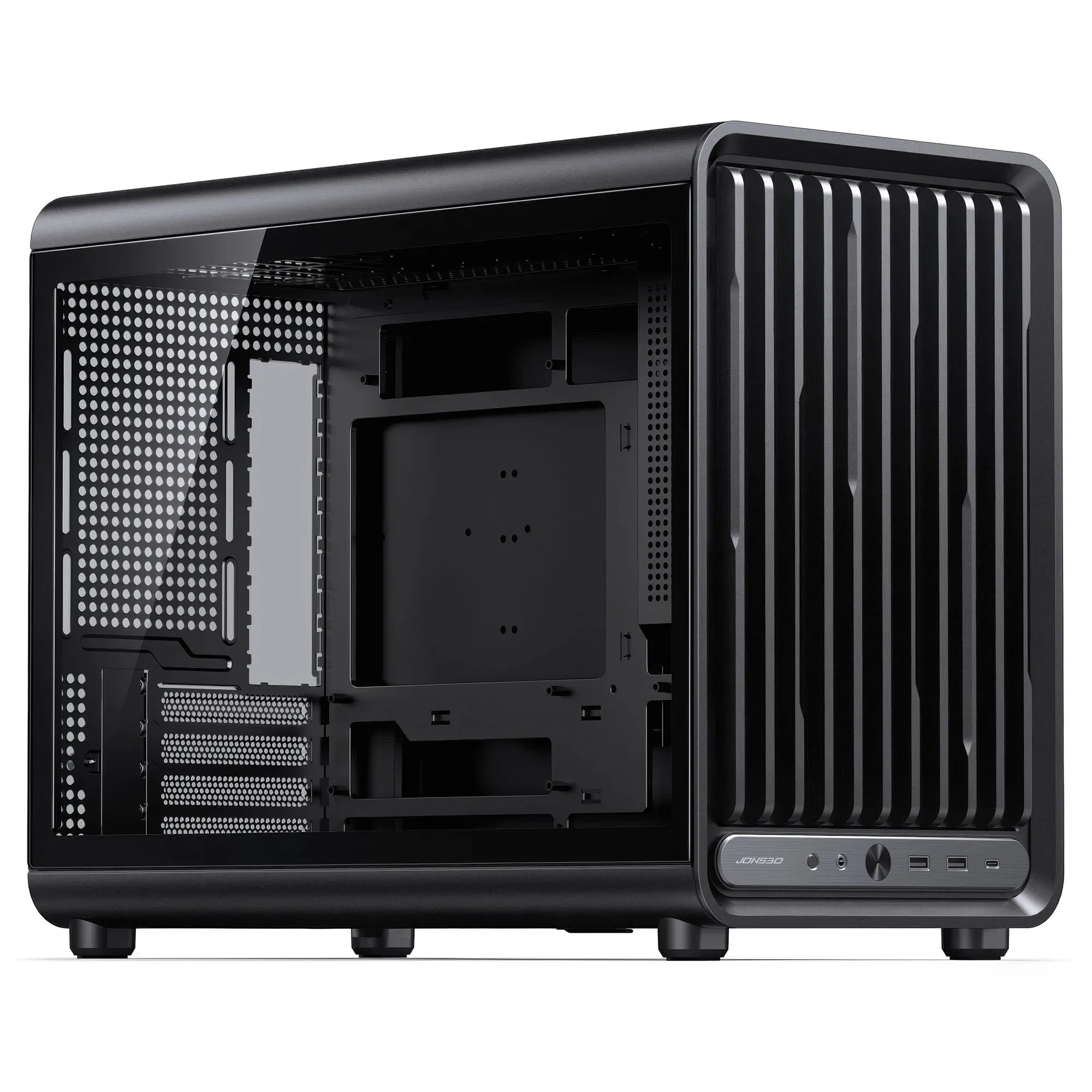 Jonsbo D33 - Case mATX Vetro Temperato, Nero