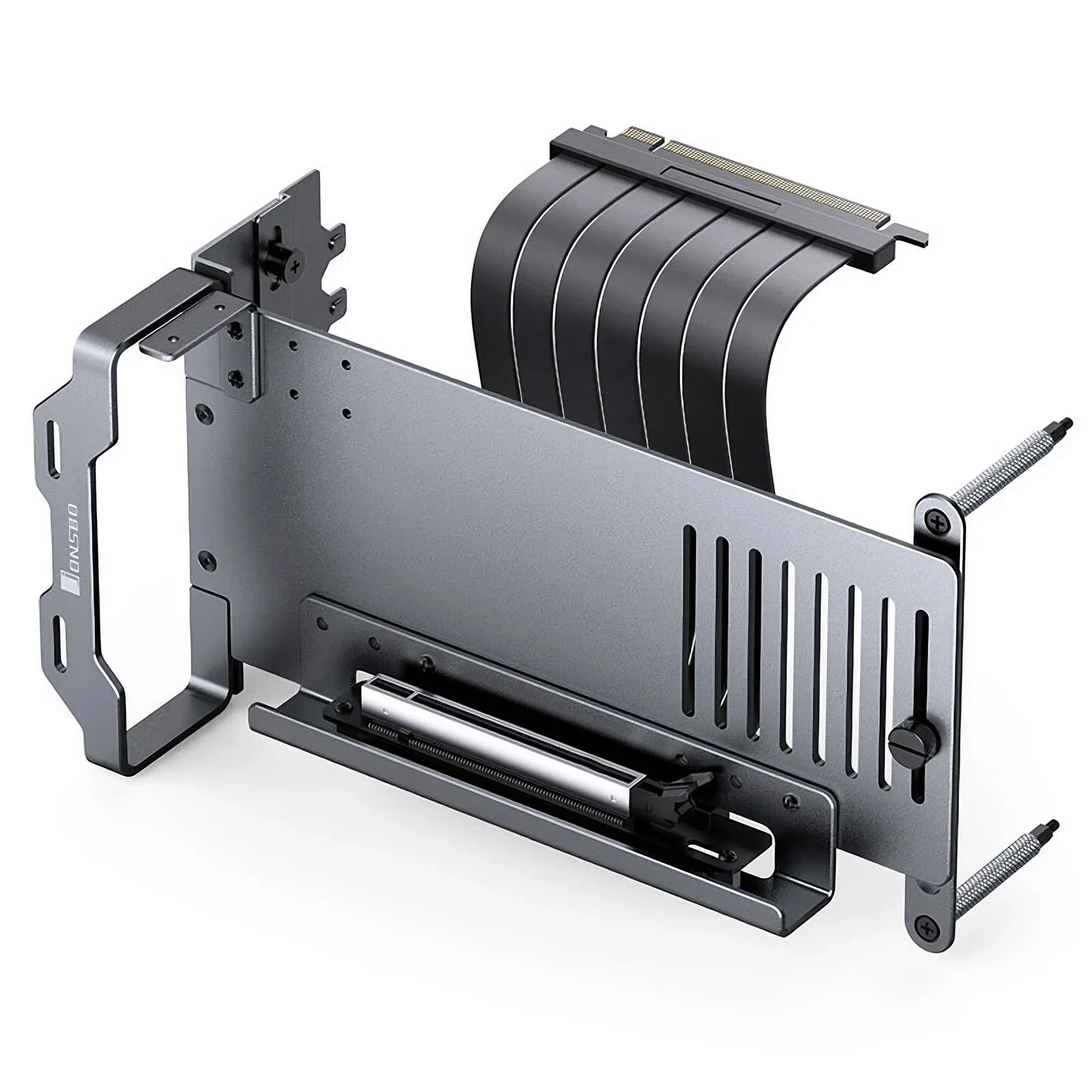Jonsbo A50 - Supporto Verticale GPU con Cavo Riser PCIe 5.0, 175mm - Grigio