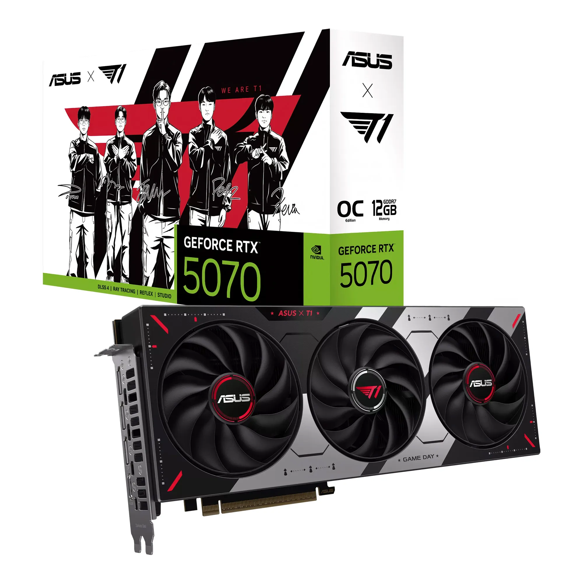 ASUS T1 GeForce RTX 5070 OC Edition 12GB …
