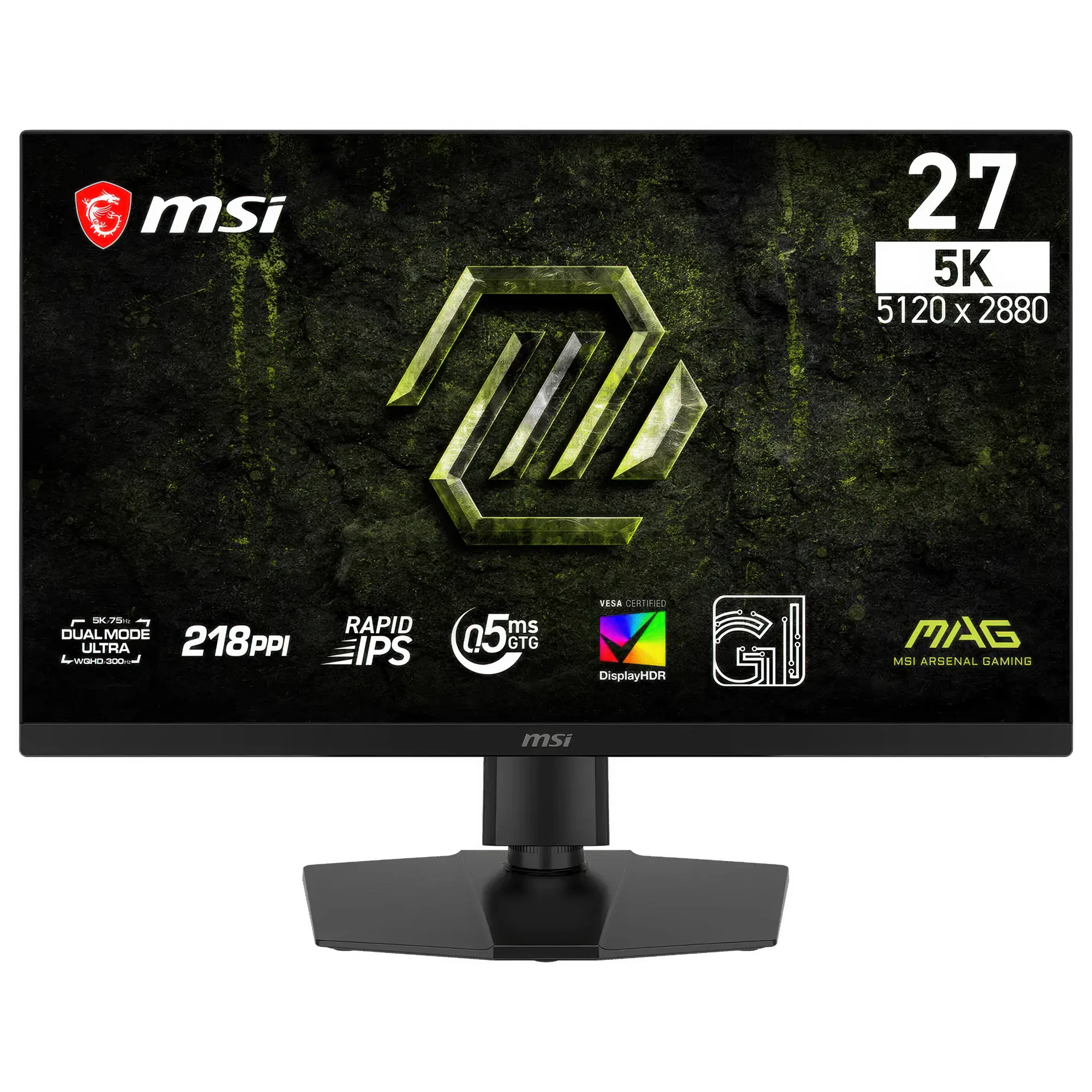 MSI MPG 271QRX QD-OLED, 27 pollici, 2K WQHD, 16:9, 360Hz - HDMI/DP