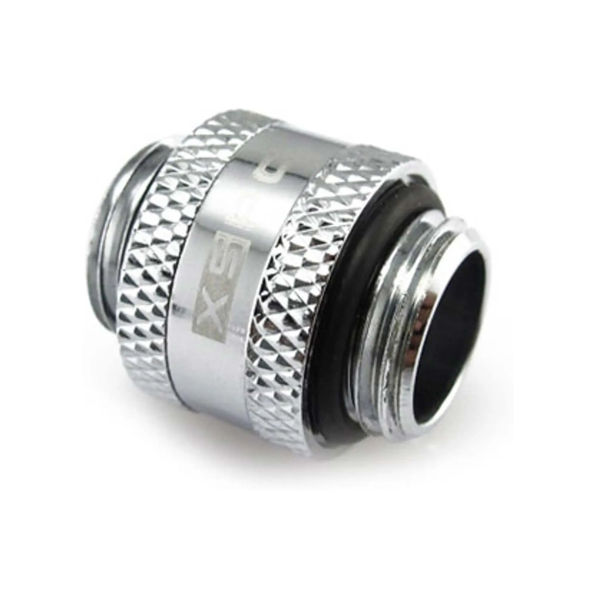 XSPC Adattatore 10mm 2x G1/4, Ruotabile - Cromato