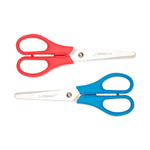 Forbici per bricolage in blister Q-Connect rosso e …