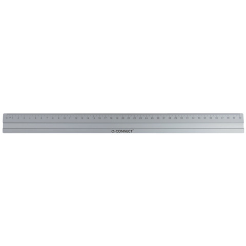 Righello Q-Connect in alluminio - argento 40 cm …