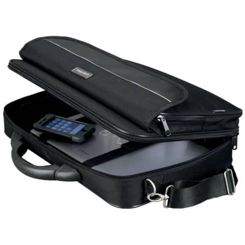 Borsa portacomputer Lightpak ELITE in poliestere nero L …