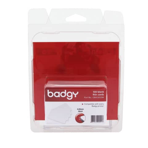 Tessere fini in PVC per stampante Badgy 0,50 …