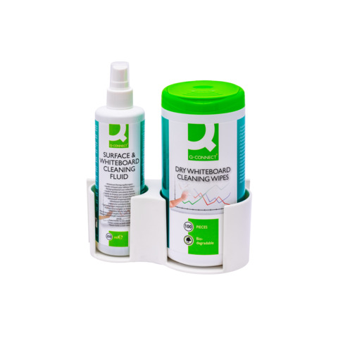 Contenitore per detergenti lavagna Q-Connect include 100 salviette …
