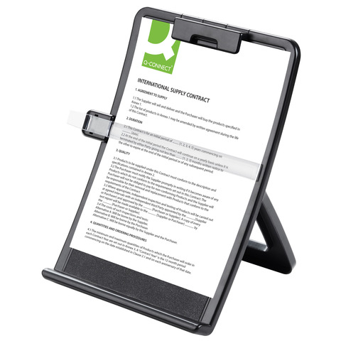 Leggio Desktop Easel Copyholder Q-Connect A4 grigio chiaro …