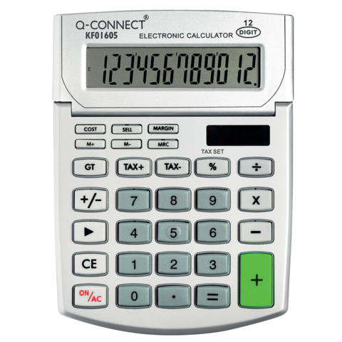 Calcolatrice solare da tavolo Q-Connect M - 12 …