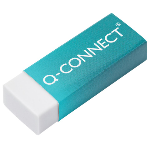 Gomma Q-Connect 60x21x11 mm bianca KF00236