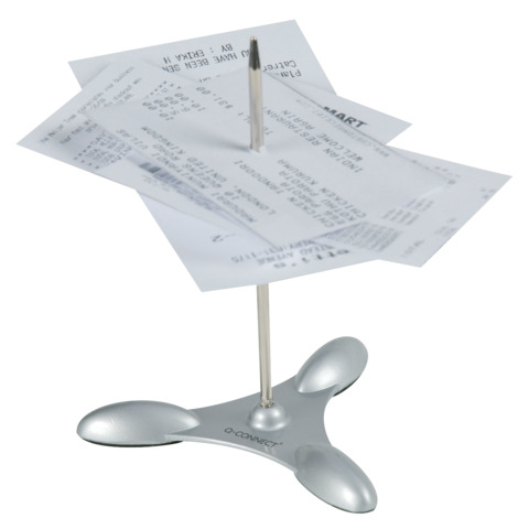 Infilzascontrini Q-Connect 11 cm argento metallo con inserti …