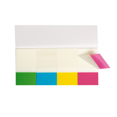 Segnapagina Q-Connect Neon assortiti 25x45 mm blister 4 …