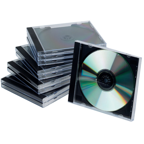 Porta CD/DVD Q-Connect Jewel case standard sp. 10 …