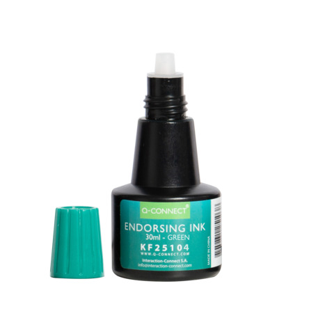 Inchiostro per timbri Q-Connect senza olio 28 ml …