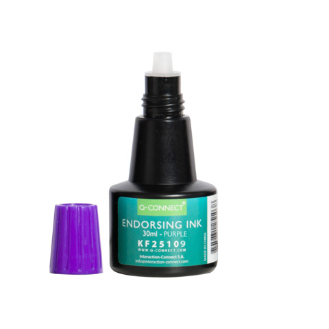 Inchiostro per timbri Q-Connect senza olio 28 ml …