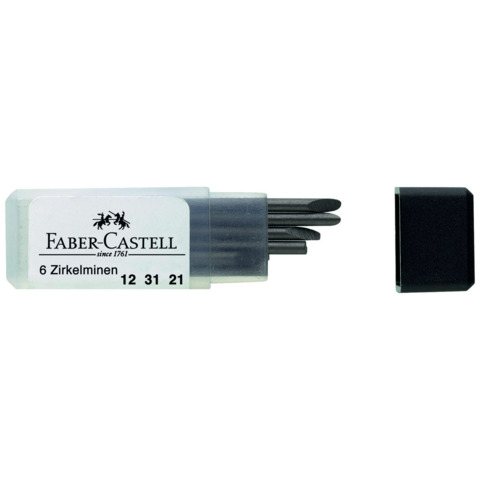 Astuccio 6 mine H per compasso Faber-Castell 2 …