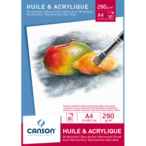 Blocco da disegno CANSON per olio e acrilico …