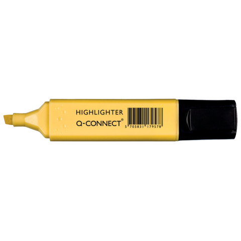 Evidenziatore Pastel Q-Connect 1,5-5 mm giallo KF17957