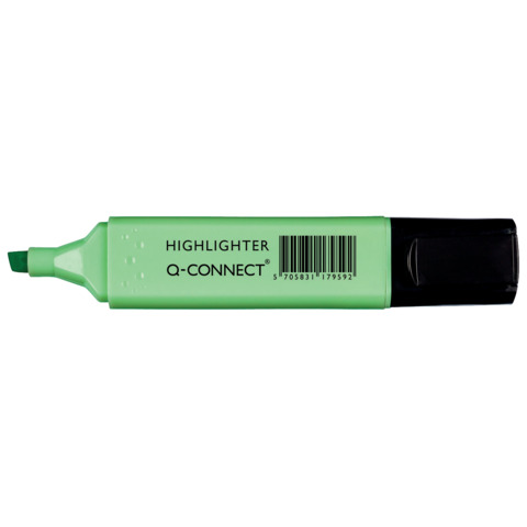 Evidenziatore Pastel Q-Connect 1,5-5 mm verde KF17959