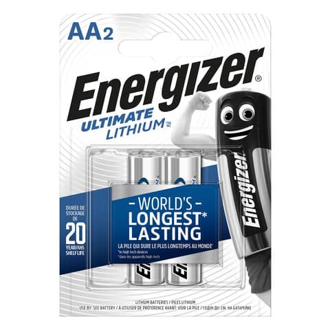 Batterie al litio Energizer Ultimate Lithium AA - …