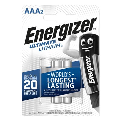 Batterie al litio Energizer Ultimate Lithium AAA - …