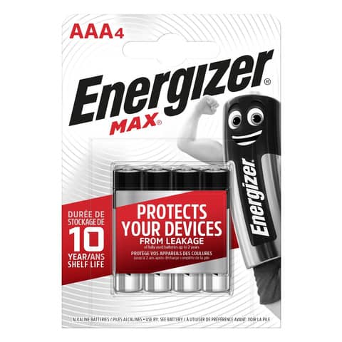 Batterie ENERGIZER Max AAA conf. da 4 - …