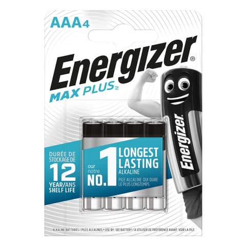 Batterie ENERGIZER Max Plus AAA conf. da 4 …