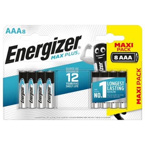 Batterie ENERGIZER Max Plus AAA conf. da 8 …