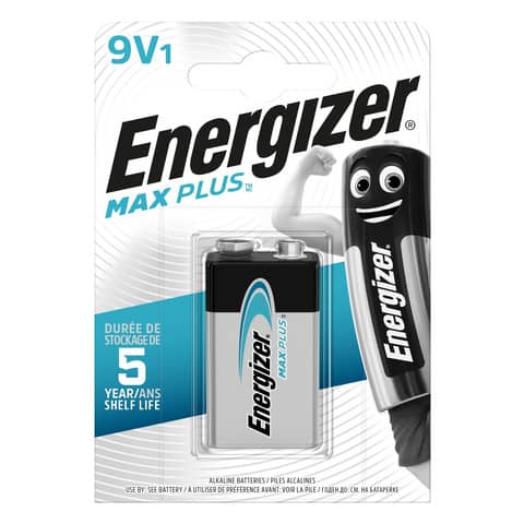 Batteria ENERGIZER Max Plus 9V E301323303