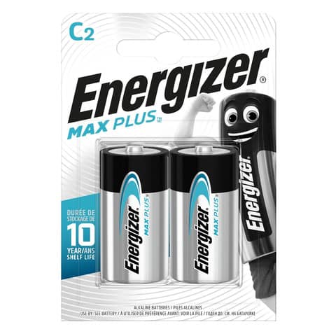Batterie ENERGIZER Max Plus C conf. da 2 …