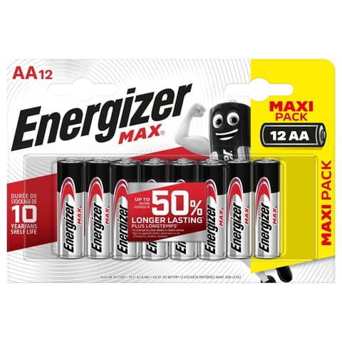 Batterie ENERGIZER Max AA conf. da 12 - …