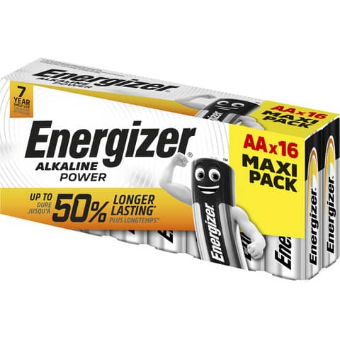 Batterie ENERGIZER Alkaline Power AA BP16 conf. da …