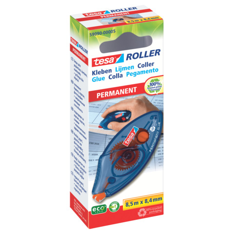 Colle roller tesa adesivo permanente monouso ecoLogo® 8,4 …