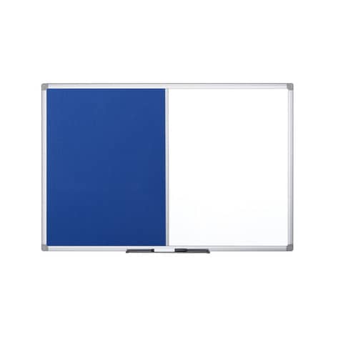 Pannelli Bi-office Maya combinata feltro/acciaio 90x60 cm. bianco …
