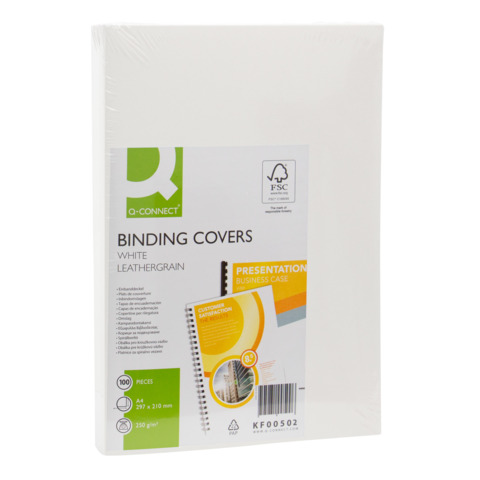 Copertina per rilegatura Q-Connect A4 250 g/m² bianco …